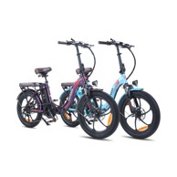 FAFREES F20 Pro električni bicikl 20" 250W, ljubičasto-plavi